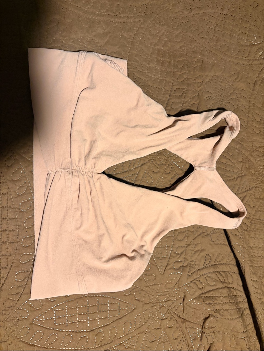 Light Blush Pink TNA Sports Bra